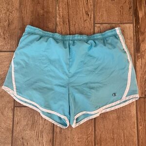 Light blue athletic shorts